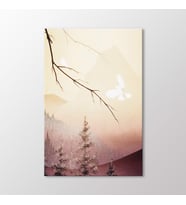 Arty Tablo Daldaki Kuşlar Tablo (Karışık)