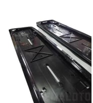 Siyah Plakalık Piano Black Plakalık 1 Takım 2 Adet 