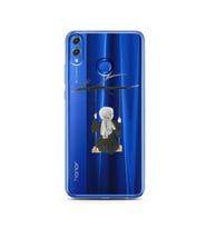 Salıncak Kız Tasarımlı Süper Şeffaf Silikon Telefon Kılıfı Huawei Honor 8X 