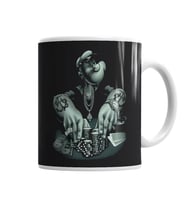 Popeye Jogador Dj Temel Reis Kupa Bardak Porselen