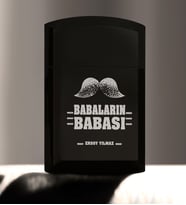 Babalar Gününe Özel Babaların Babası Siyah Metal Çakmak  1