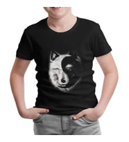 Kurt - Yin Yang Siyah Çocuk Tshirt