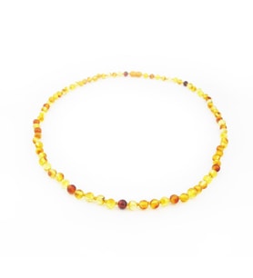 Pigado Litvanya Amberi Damla Kehribar Kolye