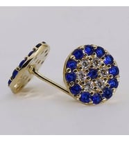 Küpe Sosyetegözü 1,33 Gram 14 Ayar Altın