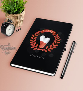 BK Gift Kişiye Özel Eczacı Siyah Defter Kalem Seti-9