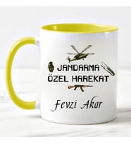 Jandarma Özel Hareket Kupa Bardağı Sarı