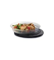 Tupperware Siyah Kristalin Servis Tabağı 1.3 lt
