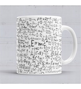 E=mc2 Formül Matematik  Formülü Kupa Bardak Porselen