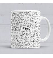 E=mc2 Formül Matematik  Formülü Kupa Bardak Porselen
