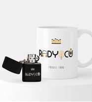 BK Gift Kişiye Özel Radyocu Temalı Çakmak ve Kupa Seti - 1