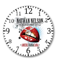 Nathan Nelson Duvar Saati Bombeli Gercek Cam