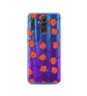 Şeker Tasarımlı Süper Şeffaf Silikon Telefon Kılıfı Huawei Honor 20 Lite