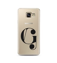 Samsung A3 (2017) Harf Tasarımlı Telefon Kılıfı G-Harfi 