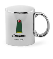 BK Gift Kişiye Özel Mesleki Asteğmen Krom Kupa Bardak  1