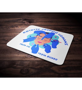 Kişiye Özel Estetik Cerrahi Uzmanı Tasarımlı Mouse Pad (Renksiz)
