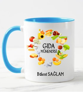 Gıda Mühendisi Kupa Bardağı Mavi