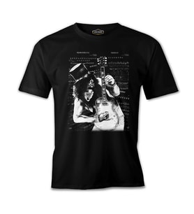Slash - Guitar Siyah Erkek Tshirt