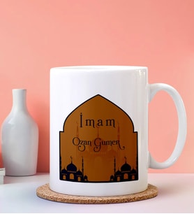 Kişiye Özel İmam Tasarımlı Beyaz Kupa