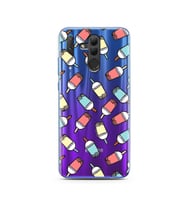 Smoty Tasarımlı Süper Şeffaf Silikon Telefon Kılıfı Huawei Honor 20 Lite