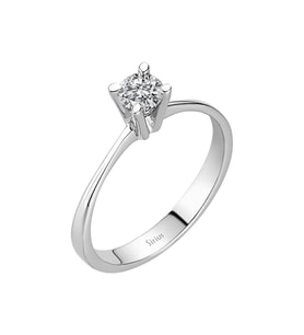 Sirius G Renk 0,32 Karat Pırlanta Tektaş Yüzük 0704R0197