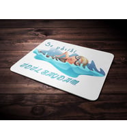 Kişiye Özel Su Perisi Tasarımlı Mouse Pad (Renksiz)
