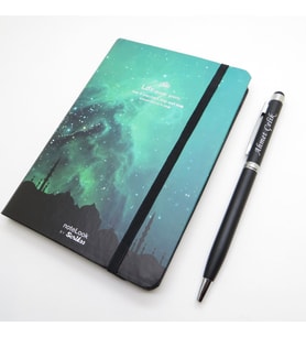 Scrikss Notelook Nebula Defter + İsme Özel Kalem  İsme Özel Hediyelik Set
