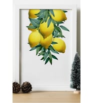 Limon Dalı Ahşap 24x33 cm Tasarım Çerçeve