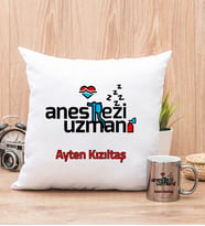 Anestezi Uzmanı Yastık ve Silver Kupa Bardak