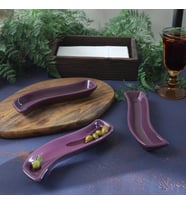 Keramika Mor İvory Zeytinlik 18 Cm 3 Adet