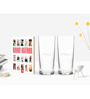 BK Gift Kişiye Özel İsimli İkili Rakı Bardağı ve Rakı Cep Kitabı Hediye Seti-1
