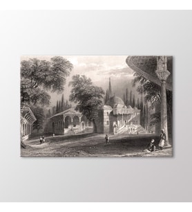 Arty Tablo Topkapı Sarayı Üçüncü Avlusu Tablo (Karışık)