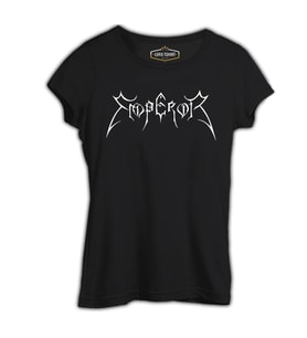 Emperor - Logo Siyah Kadın Tshirt