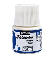 Pebeo Setacolor Opak Kumaş Boyası 10 Titanium White
