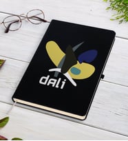 Dali Tasarımlı Siyah Defter