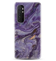 Kılıfland Xiaomi Mi Note 10 Lite Kılıf Silikon Resimli Kapak Abstract Purple Stok 1070
