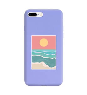 Lila Lansman Telefon Kılıfı Iphone 7 Plus