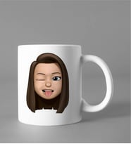 Emoji Kız Stiker Kupası