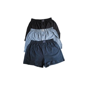 Malabadi 3 lü Paket Geniş Model Büyük Beden Boxer 024 Erkek Boxer 3M2400 (Siyah - Füme)