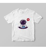 Astronot Uzay Tişörtü (Büyük - Çocuk)