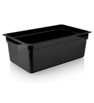 Plastport Kırılmaz Gastronom Küvet - Siyah 1/1-200 (Siyah-Gri)