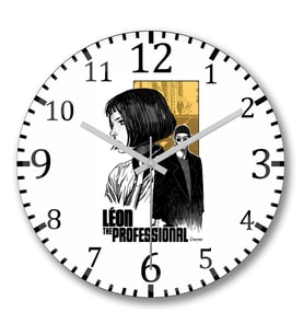 Leon The Professional Duvar Saati Bombeli Gercek Cam