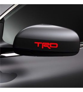 TRD Araba Yan Ayna Araç Sticker Yapıştırma 2Adet