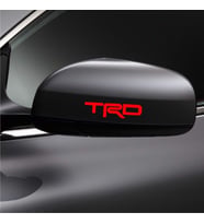TRD Araba Yan Ayna Araç Sticker Yapıştırma 2Adet