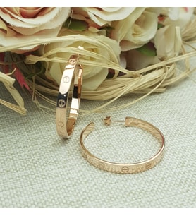 Cartier Gümüş Halka Küpe