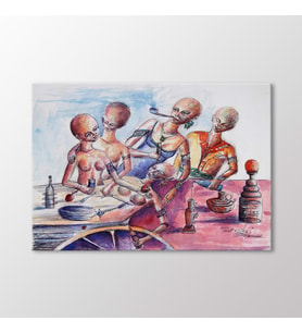 Arty Tablo Suluboya, Soyut Tablo (Karışık)
