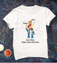 Babalar Günü Tişörtü Kişiye Özel (Baba-Oğul)