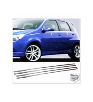 Chevrolet Aveo HB Krom Cam Çıtası 4 parça 2005-2011 ARASI P.ÇELİK
