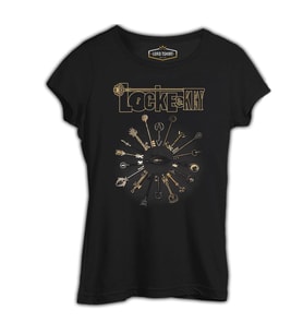 Locke and Key - All Keys Siyah Kadın Tshirt