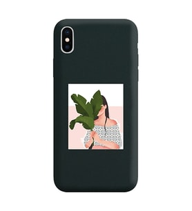 Siyah Lansman Telefon Kılıfı Iphone XS