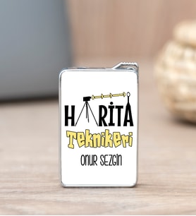 Harita Teknikeri İsme Özel Çakmak
